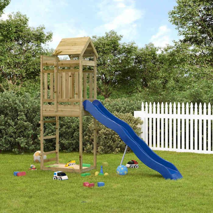 VidaXL Aire de jeux d ext rieur bois de pin impr gn 3156984
