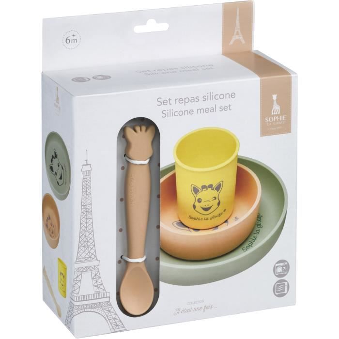 Set de repas silicone vulli Sophie la Girafe