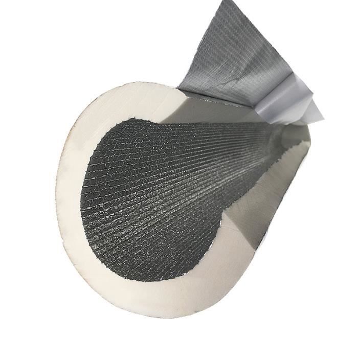 Tuyau d'isolation en Papier d'aluminium - WOVTE - épaisseur 15mm -  Auto-scellant - Inner diameter:27 mm - 95cm - Cdiscount Bricolage
