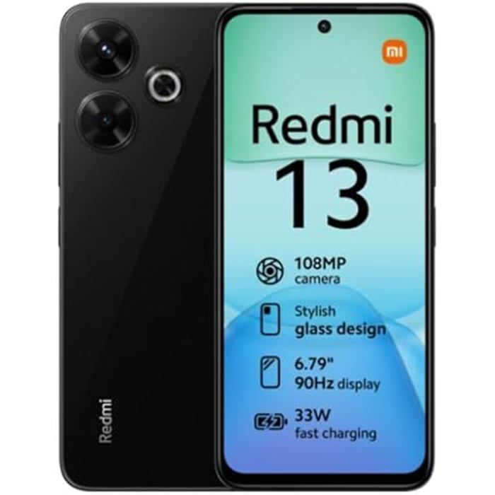 Xiaomi Redmi 13 NFC (6.79 - 128 Go 6 Go RAM) Noir