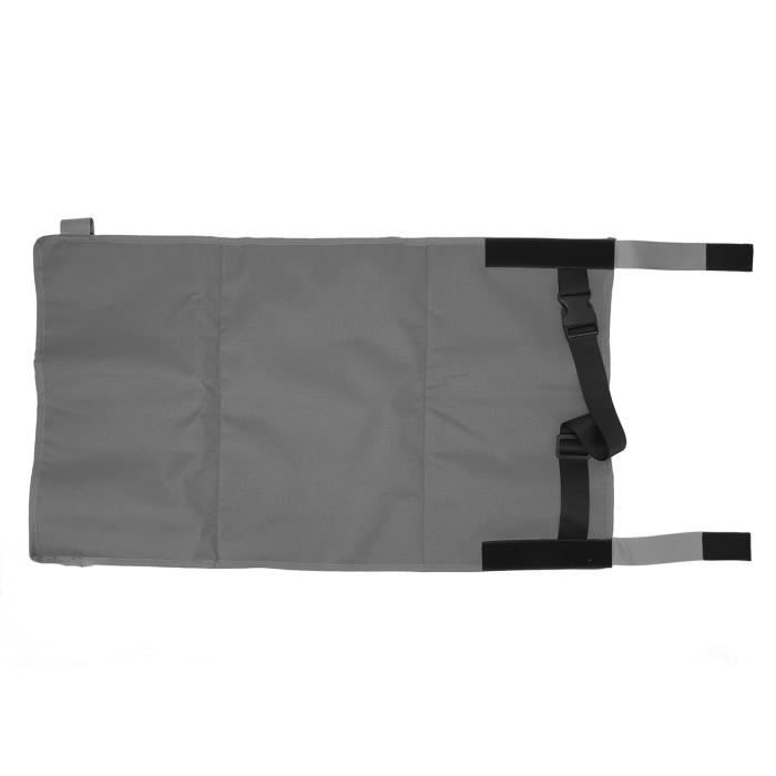 Repose-Pieds Avion Pliable 79x44 Cm – Lit De Siège Enfant & Bébé En Voyage, Extension Siège Avion, Camping, Gris Oxford