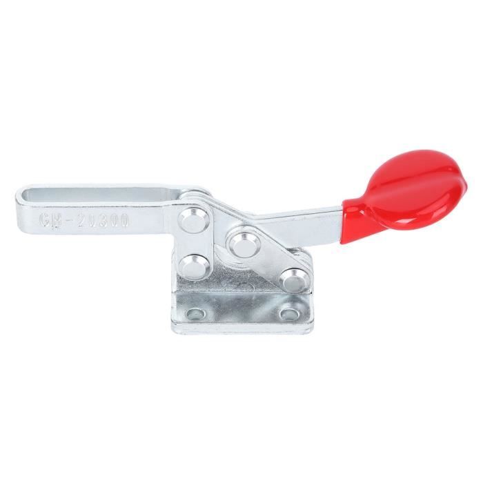 Serre-joint à Bascule Horizontale - Pince Antidérapante 14,6x3,8 Cm - Alliage De Zinc - Neuf