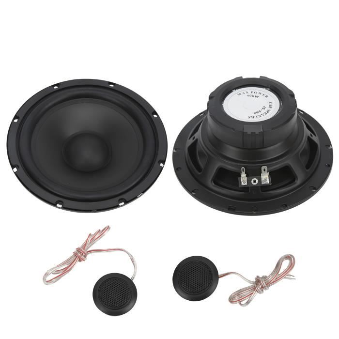 DriSentri 2 Pièces Coaxial Car Enceintes De Voiture, Haut-Parleur 6,5 Pouces 600W Car HiFi