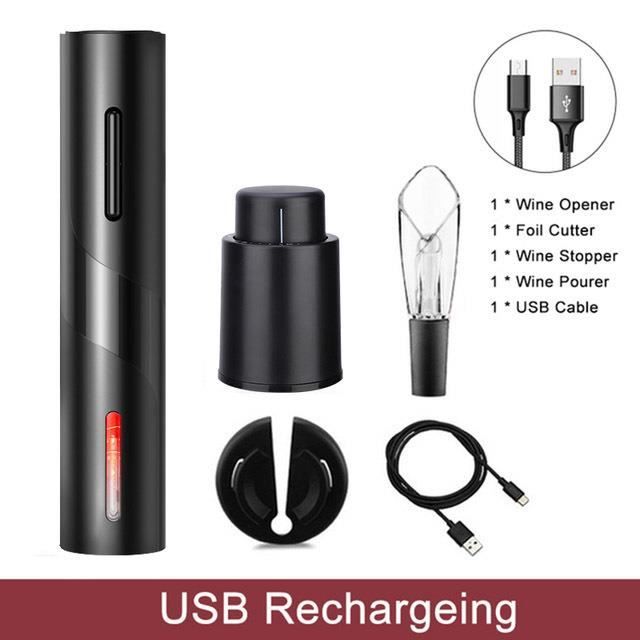 Ouvre boite,Rechargeable Suit 2--Tire bouchon automatique avec câble Ouvre boite,Rechargeable Suit 2--Tire bouchon automatique avec câble