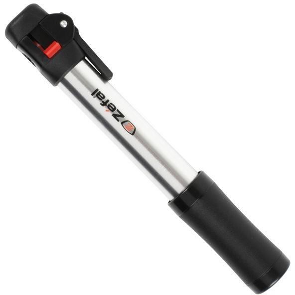 Pompe à air ZEFAL Mini PPE Air Profil Switch en aluminium pour VTT - Gris - 200mm