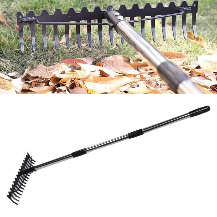 Râteau à Neige Télescopique 634 CM, Outil De Déneigement En Aluminium Avec 5 Tiges Detachables Poignee Antiderapante Tete 70 Cm Pliable 94349325