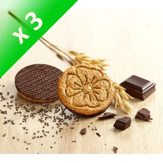 Lot De 3 Dukan Biscuits De Son D Avoine Aux Graines De Chia Et Chocolat 160 G Cdiscount Sante Mieux Vivre