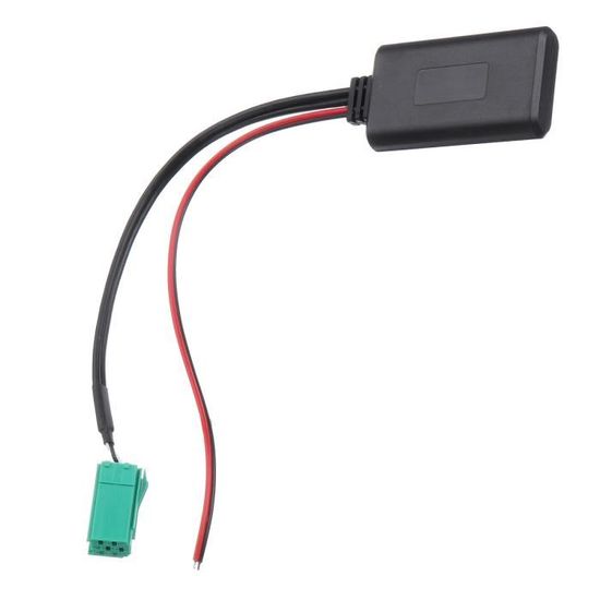 Adaptateur Bluetooth Pour Autoradio Renault - Prise 6 Broches AUX - Compatible Clio, Espace, Mégane (2005-2011)