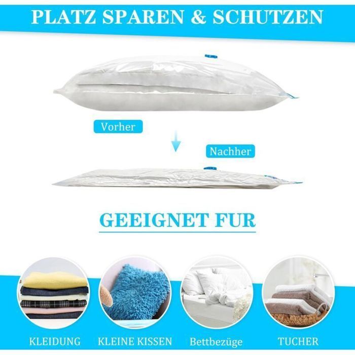 Sac De Rangement Sous Vide Xxl Sac Rangement Sous Vide Aspirateur Sac De Rangement Sous Vide Et Pompe U00c9lectrique, 6pcs-3J 3L, Sac De Rangement Sous Vide Pour Literie, Vêtements, Couettes, Matelas Et Sac De Rangement Sous Vide Xxl Sac Rangement Sous Vide Aspirateur Sac De Rangement Sous Vide Et Pompe U00c9lectrique, 6pcs-3J 3L, Sac De Rangement Sous Vide Pour Literie, Vêtements, Couettes, Matelas Et