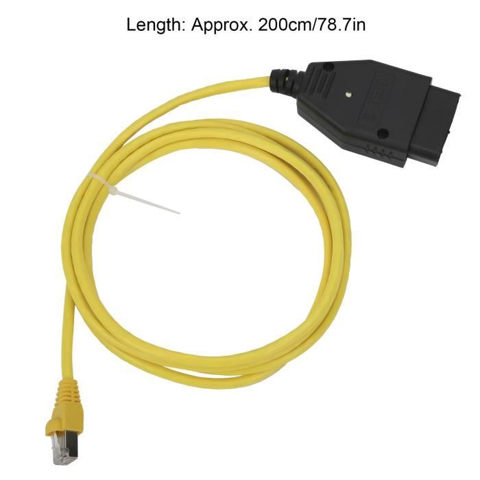 Akozon Câble Intreface ENET Câble Ethernet vers Obd, Outil de Maintenance  Automatique, Câble Ethernet vers Obd Outil auto coffret - Cdiscount Auto