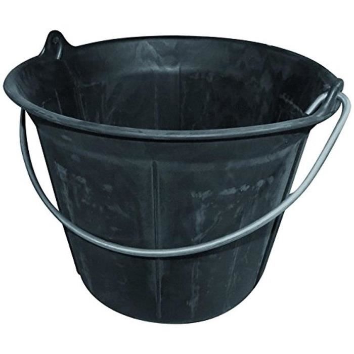 Mondelin Seau Maçon 11 L Gradué Avec Anse - Plastique Bleu Robuste Fond Plat