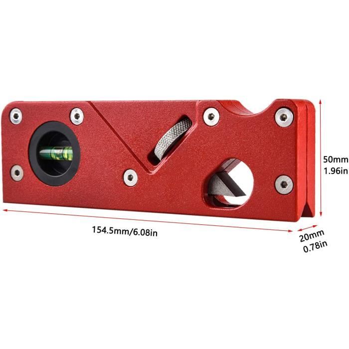 Araseur De Chant Pour Bois – Cutter Manuel Portable Anti-Rouille Avec Lames Rechange, Précision ±0,1 Mm Pour Placage ABS/PVC/Acrylique