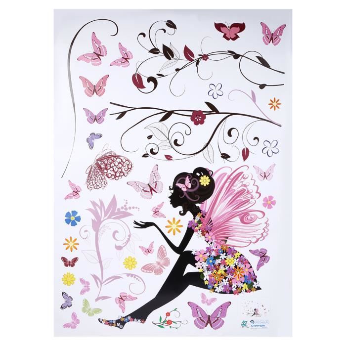 Patère Murale Papillons Et Fleurs Clayre & Eef – Style Maison De Campagne, Fer Vieilli, 6 Crochets