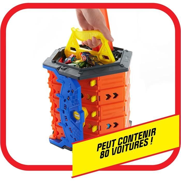 Kit Hot Wheels Com Pista Competiçao De Batidas + Caminhao Lançador + 5  Carrinhos Mattel - Papellotti