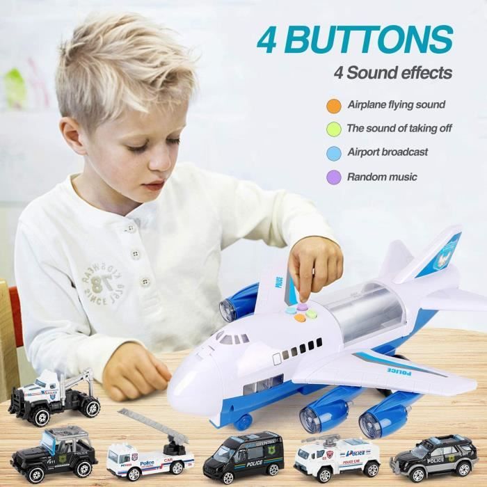 Avion Jouet Transporteur de Voitures KEXIMIXUE - Parking Simulé-Jouet  Enfant 3 5 7 Ans Garçon Filles - Cdiscount Jeux - Jouets