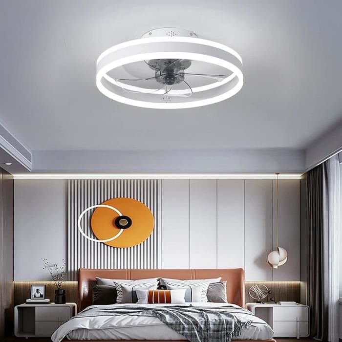 Ventilateur Plafond Camping Avec Lumière - Rechargeable USB, Télécommande, Minuterie - Pour Tente, Extérieur