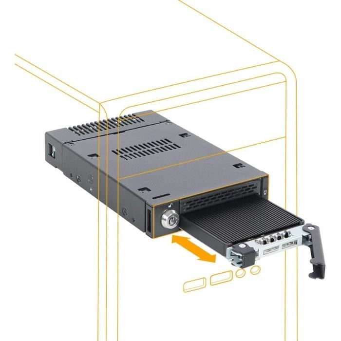 Boîtier PULTI RACK - longueur 19pouces équipé 9 prises FR