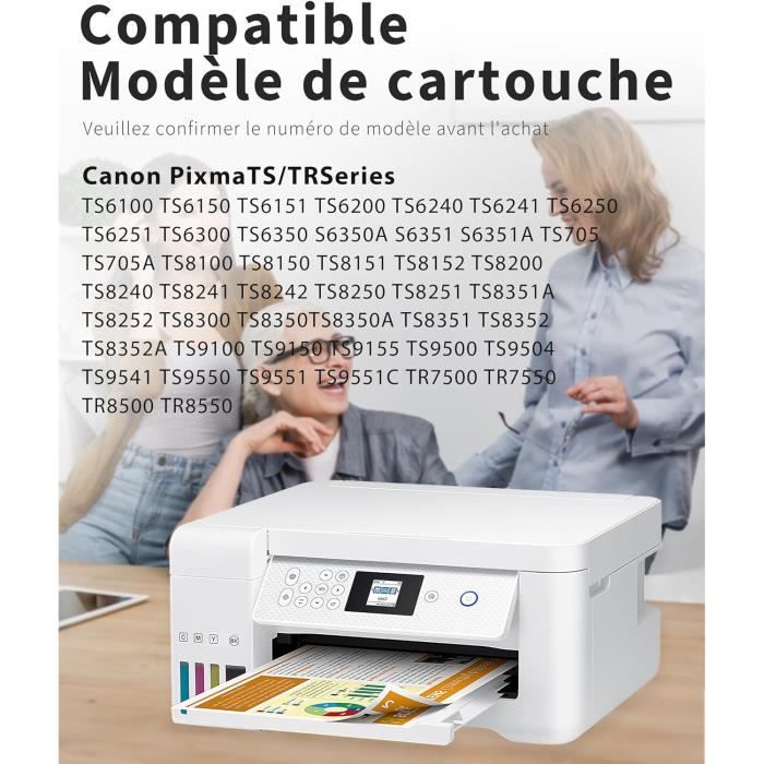 TONER EXPERTE Pack 4 XL Compatibles PGI-1500XLBK PGI-1500XL Cartouches d'encre pour Canon MAXIFY