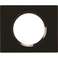 LEGRAND Plaque Céliane finition verre graphite pour 1 poste - Noir graphite-2
