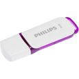 Philips Clé USB 2.0 Snow 64 Go Blanc et violet-2