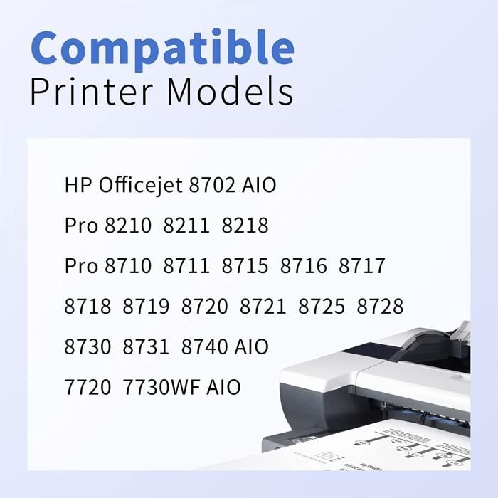 MyCartridge PHOEVER 953 XL Cartouches d'encre, Compatible pour HP 953 XL  953XL Pack de 4 (Noir/Cyan/Magenta/Jaune) pour Impri - Cdiscount  Informatique