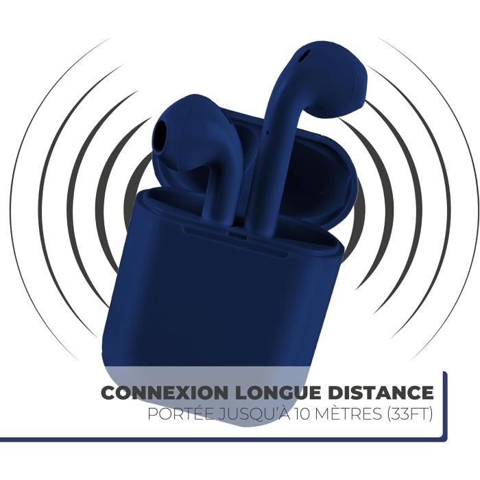 Ecouteurs Bluetooth Sans Fil Boîtier De Charge Ecouteur Sans Fil Son Stéréo Oreillette Bluetooth