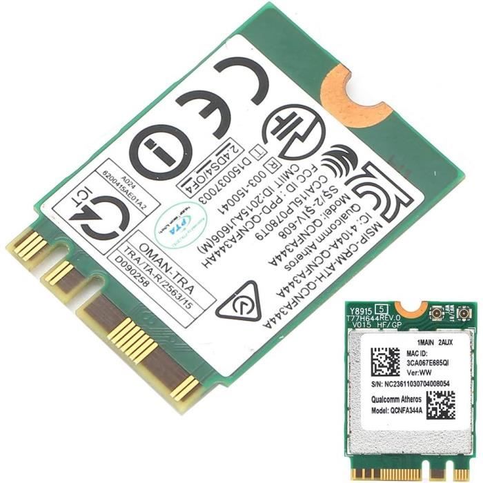 Puces Windows Carte Réseau Sans Fil, Carte Réseau Double Bande Qcnfa344A Wifi Pour ...