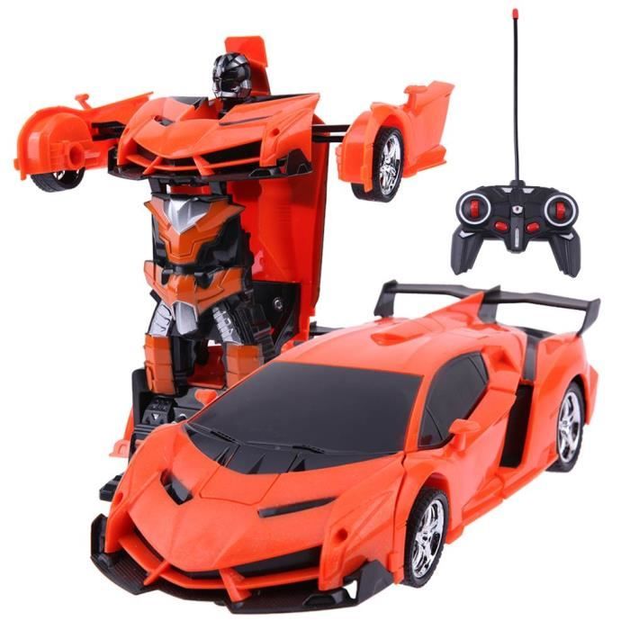 Voiture Télécommandée Transformers Voiture De Sport Modifié Robot Modèle  Déformation jouet Cadeaux pour Garçons -Jaune - Cdiscount Jeux - Jouets