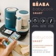 BEABA Babycook smart - connecté - bol en verre 1250 ml - bleu canard-3