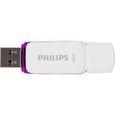 Philips Clé USB 2.0 Snow 64 Go Blanc et violet-3