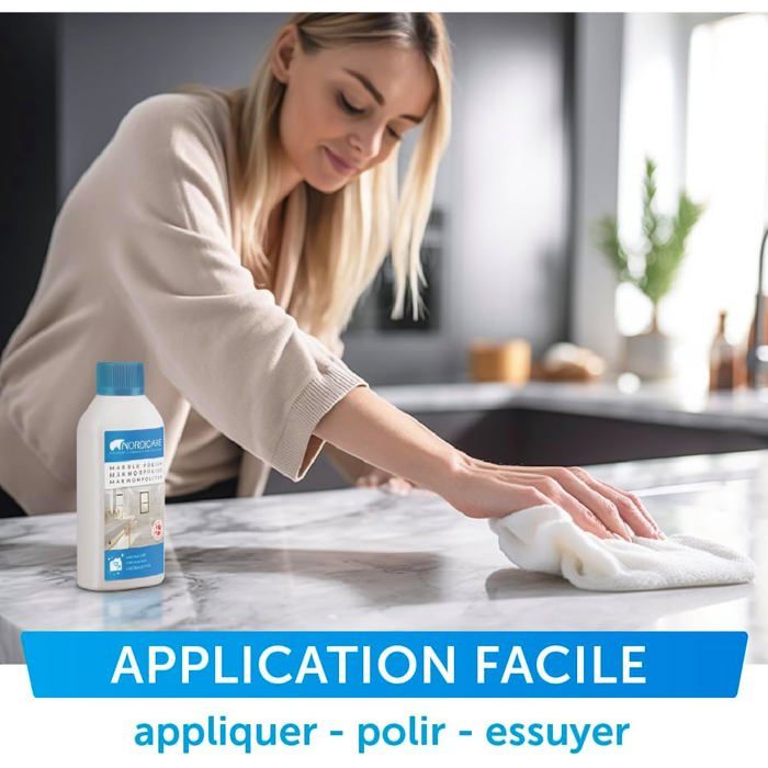 Pâte à Polir Le Marbre Et La Pierre - Redonne De L'éclat à Tes Plans De Travail, Sols Et Carreaux - 3