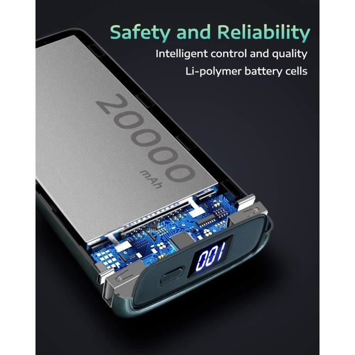Une batterie externe 20000mAh avec Power Delivery à 15,74€ (-55%) - CNET  France