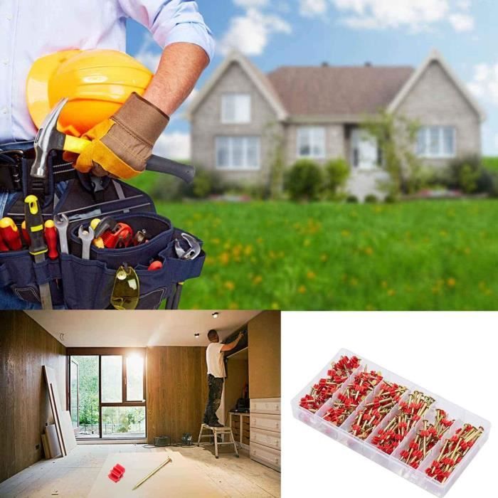 Lot De 50 Clous De Maçonnerie En Acier Galvanisé Pour Mur De