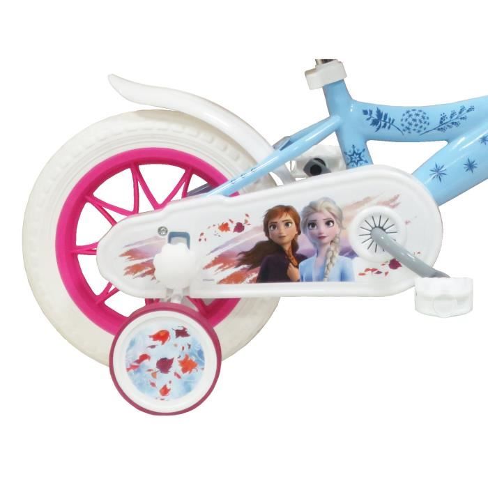 Disney Frozen 2 Vélo filles 12 pouces 3-5 ans Vélo enfant facile à monter +  roues