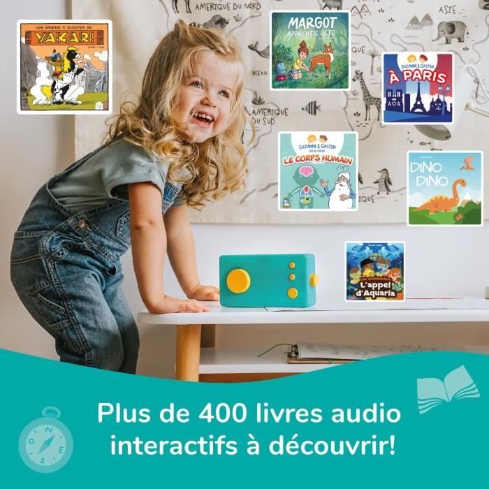 Lunii Ma Fabrique à Histoires Modèle 3 - Conteuse pour enfants de 3 à 8 ans  - Livre audio de 24 histoires interactives inclus - Cdiscount Jeux - Jouets
