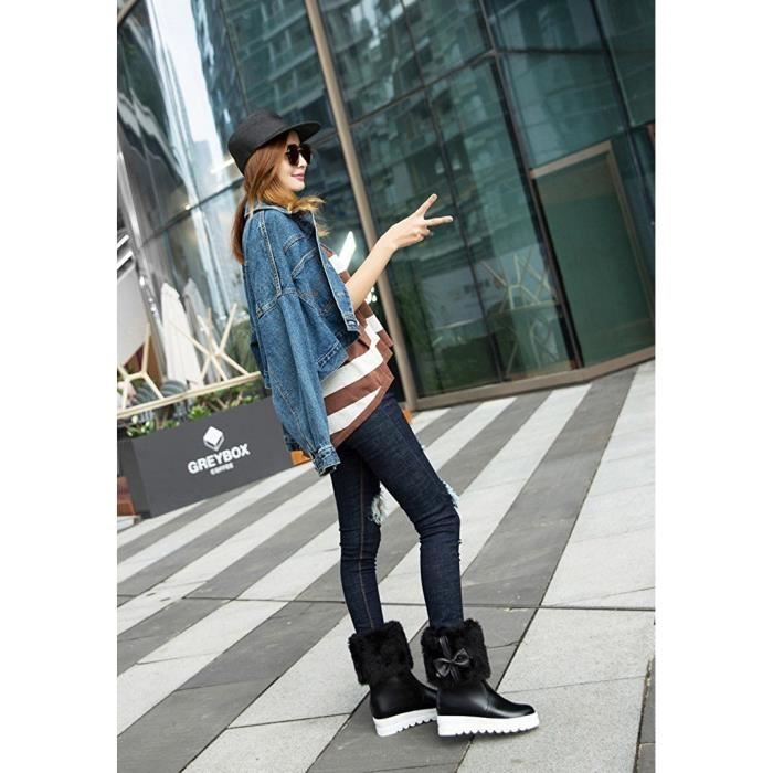 Chaussure hiver deals talon compensé
