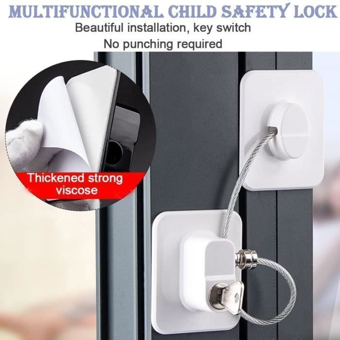 6pcs Bloque Fenêtre Sécurité Enfant, Bloc Porte Securite Bebe, Securite  Fenetre Enfant, Bloque Porte Placard Enfant Protection - Cdiscount  Puériculture & Eveil bébé