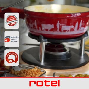 Cousance Idem Le Creuset Service À Fondue Caquelon Noir En