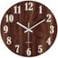 1 30x30x4,5cm MDF GODNECE Horloge Murale Vintage silencieuse sans tic-Bruit dans Le Noir /Ø 30 cm