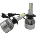 110W 26000LM H7 CREE LED Ampoule Voiture Feux Lampe Kit Phare Light Blanc 6000K-0