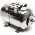 50L INOX Réservoir pression à vessie pour la surpression domestique cuve ballon suppresseur pompe - 50641-0