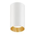 Luminaire de surface Maclean MCE458 W/G tube, spot, rond, aluminium, GU10, 55x100mm, blanc / or-0