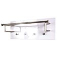 Porte Manteaux Mural Karin Blanc Achat Vente Porte Manteau Cdiscount