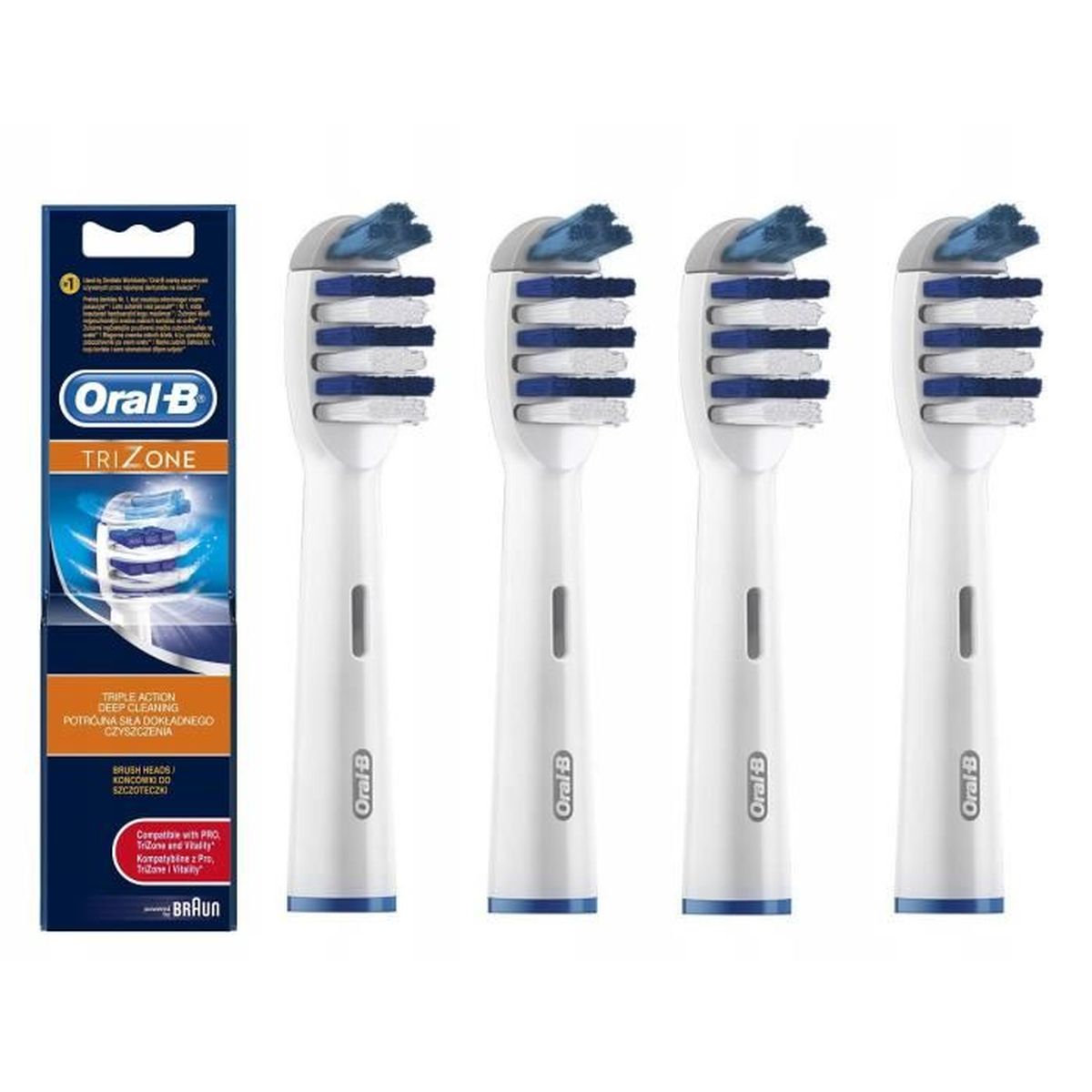 Lot De 10 Têtes De Rechange Pour Brosse à Dents Électrique Initio IT959 - Marque Goosgo