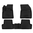 Tapis De Sol En Caoutchouc 3D Exclusive - J&J AUTOMOTIVE - Peugeot 3008/5008 - Noir - Sur Mesure - Antidérapant