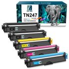 AUMOK 5 PACKS Toner compatible pour Brother TN247 TN243 pour Brother HL-L3230CDW MFC-L3710CW MFC-L3730CDN DCP-L3510CDW MFC-L3750CDW