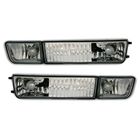 DEPO 2 CLIGNOTANT + ANTIBROUILLARD DE PARE CHOC CHROME POUR VW GOLF 3