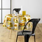 DOUCEUR D'INTÉRIEUR Nappe ronde (0) 160 cm pvc photoprint sunflower Sans