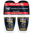 Déodorant - Etiaxil - Men - Anti-Transpirant 48h - Roll-On - Lot de 2 x 50ml