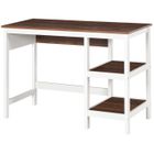 HOMCOM - Bureau informatique avec rangement - MDF - 110x48x76cm - Multicolore